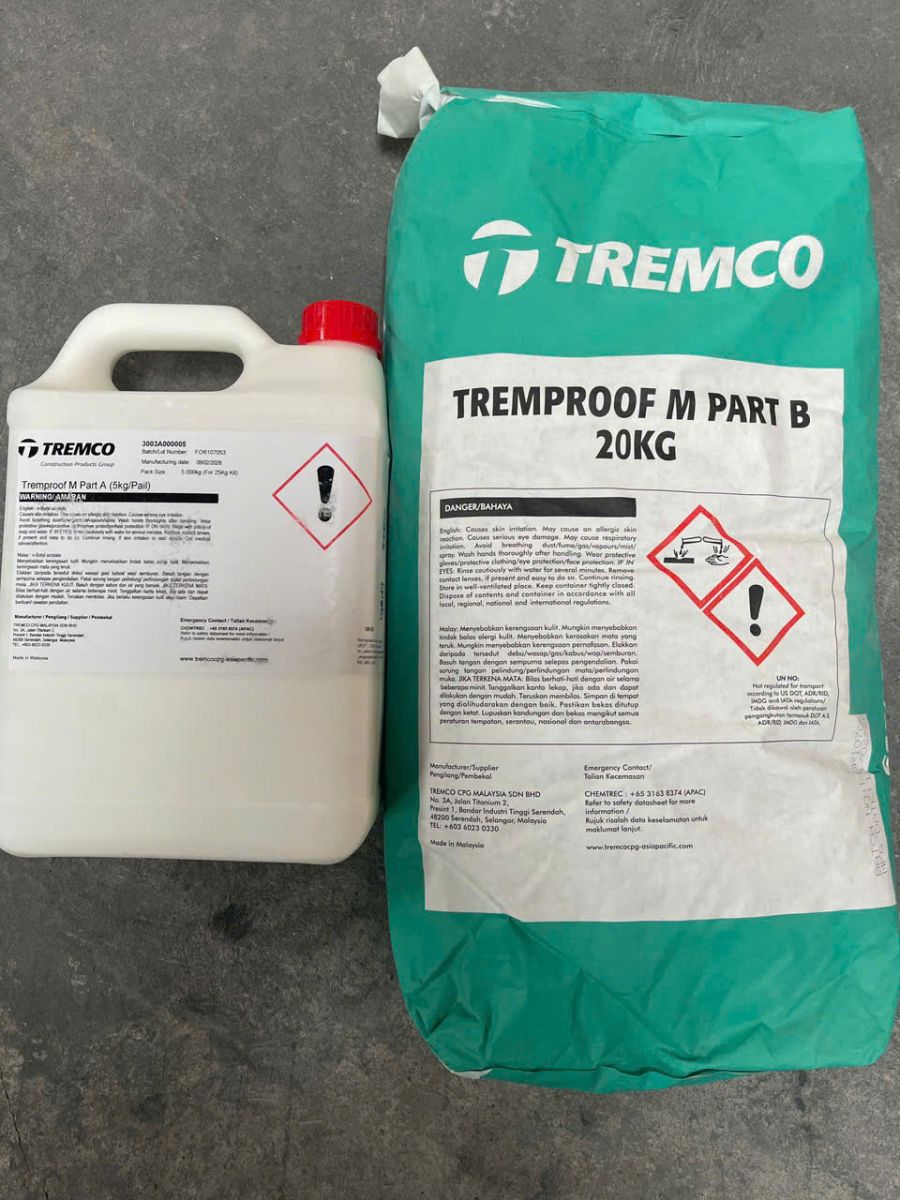 THI CÔNG CHỐNG THẤM TREMCO