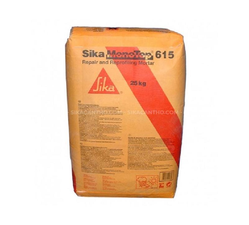 Sika MonoTop 615 HB – vữa trộn sẵn, gốc polymer cải tiến một thành phần