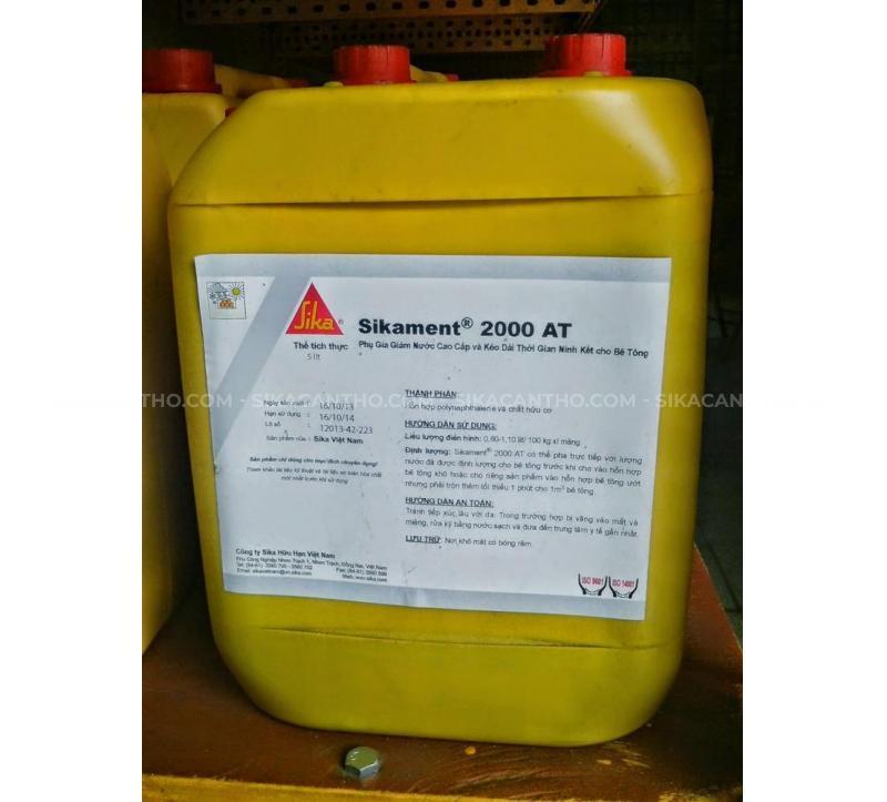 Sikament 2000 AT - Phụ gia giảm nước cao cấp